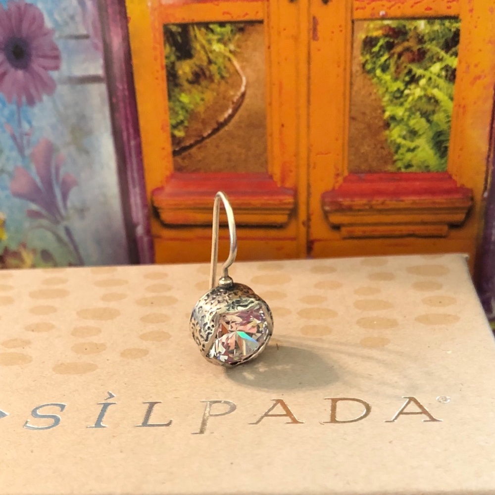 Silpada SINGLE (1) REPLACEMENT Cinema Star Cubic 
Zirconia Earring W2393 - Picture 3 of 9